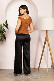 Blusa Asimétrico Elegancia con Detalle Lateral Marca Trucco’s