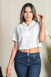 blusa femenina ivory color blanco