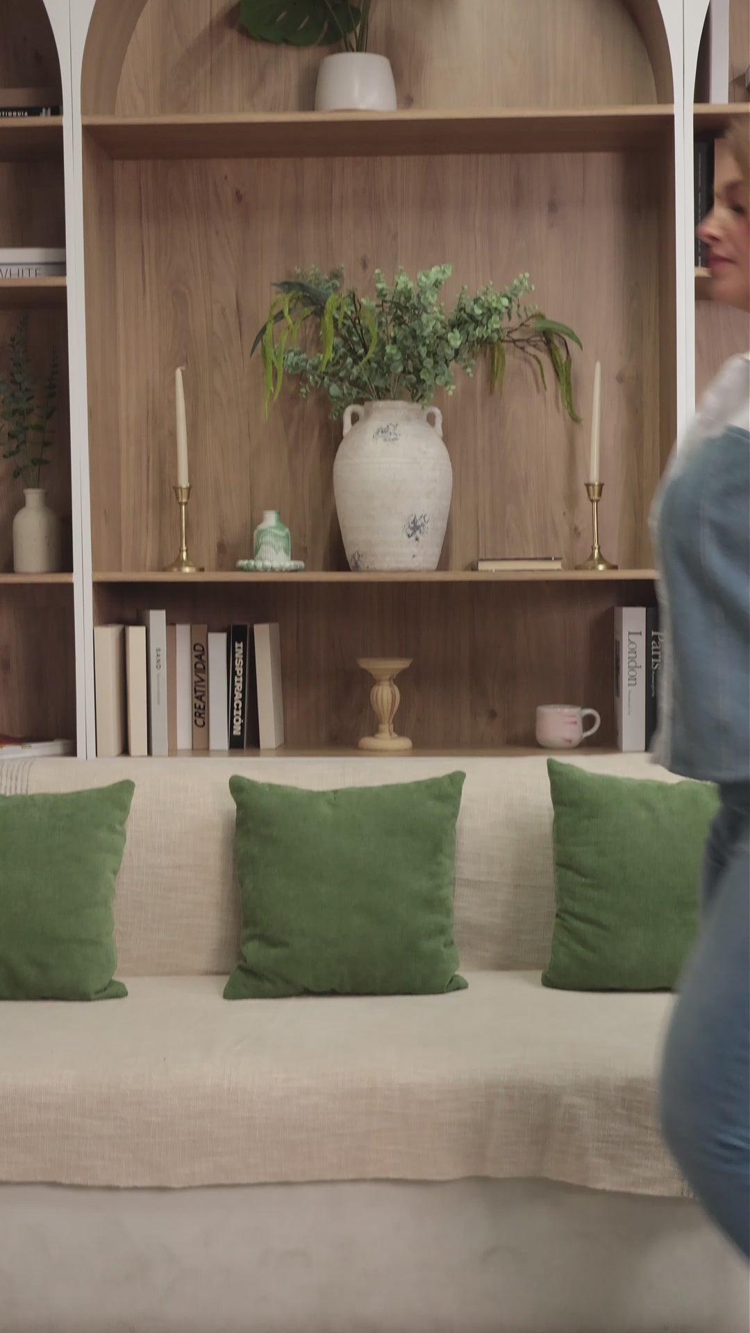 Camisa Manga Corta con Cortes en Denim Marca Trucco´s Plus Size