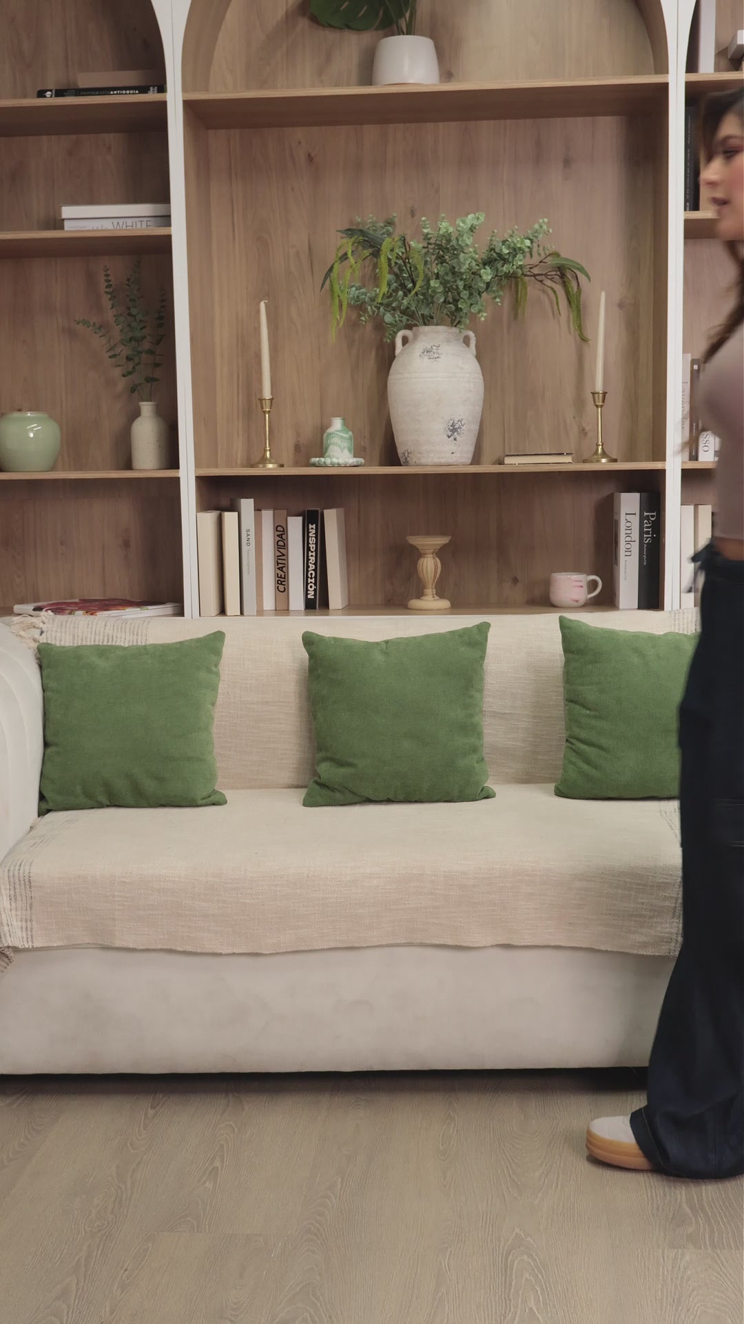 Pantalón cargo tiro alto femenino con bolsillos Laterales Marca Trucco´s