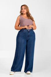 Pantalón Wide Leg Plus Size Marca Trucco's
